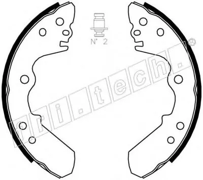 Комплект тормозных колодок fri.tech. купить