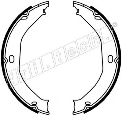 Комплект тормозных колодок, стояночная тормозная система fri.tech. купить