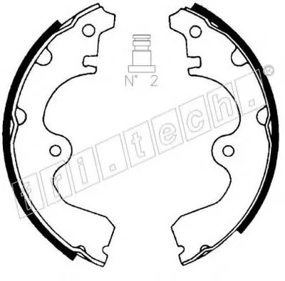 Комплект тормозных колодок fri.tech. купить