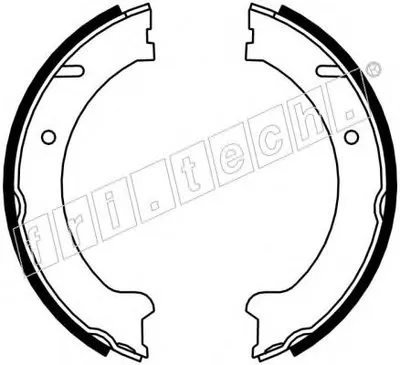 Комплект тормозных колодок, стояночная тормозная система fri.tech. купить