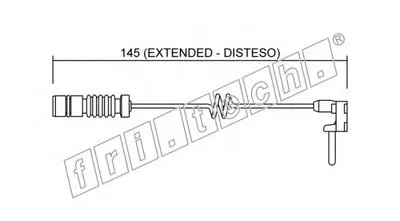 Сигнализатор, износ тормозных колодок fri.tech. купить