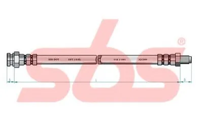 Тормозной шланг sbs купить
