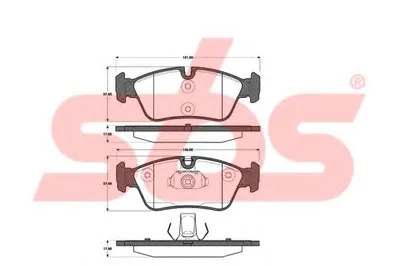 Комплект тормозных колодок, дисковый тормоз sbs купить