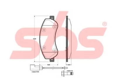 Комплект тормозных колодок, дисковый тормоз sbs купить