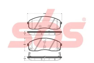 Комплект тормозных колодок, дисковый тормоз sbs купить