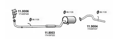 Система выпуска ОГ ASSO купить