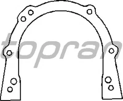 Прокладка, крышка картера (блок-картер двигателя) TOPRAN купить