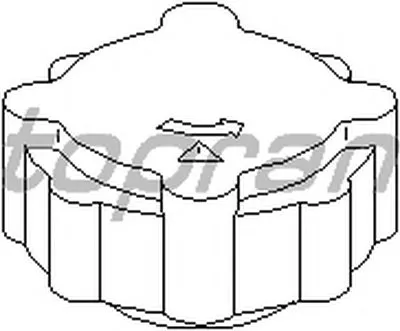 Крышка, резервуар охлаждающей жидкости TOPRAN купить