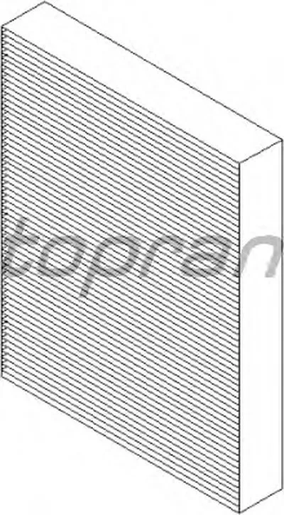 Фильтр, воздух во внутренном пространстве TOPRAN купить