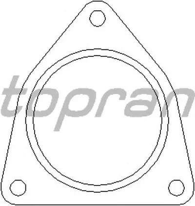 Прокладка, труба выхлопного газа TOPRAN купить