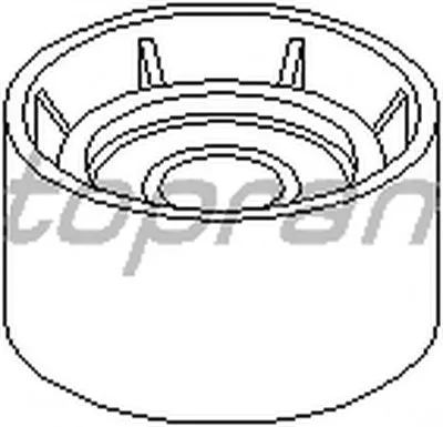 Паразитный / ведущий ролик, поликлиновой ремень TOPRAN купить