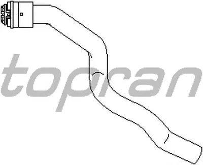 Шланг радиатора TOPRAN купить