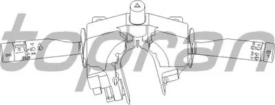 Выключатель на колонке рулевого управления TOPRAN купить