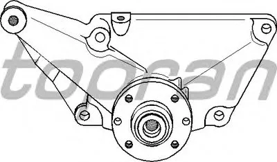Кронштейн, вентилятор радиатора TOPRAN купить