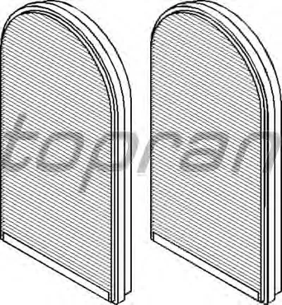 Фильтр, воздух во внутренном пространстве TOPRAN купить