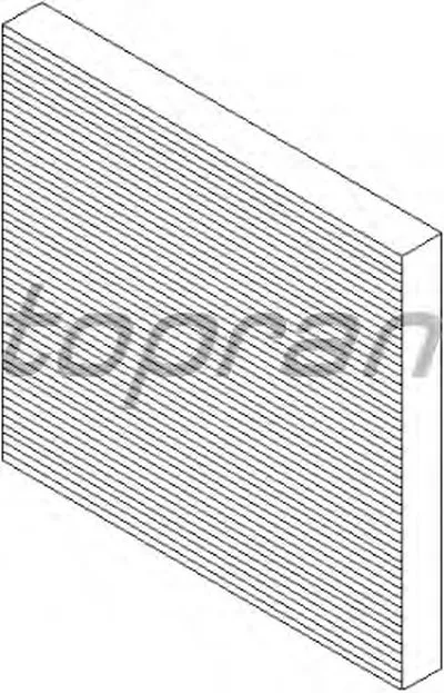 Фильтр, воздух во внутренном пространстве TOPRAN купить