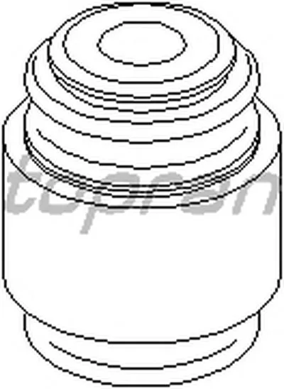 Втулка, балка моста TOPRAN купить