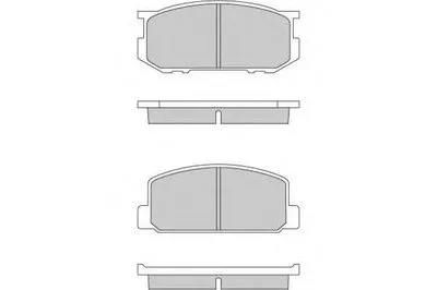 Комплект тормозных колодок, дисковый тормоз E.T.F. купить