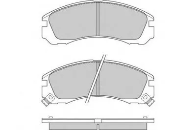 Комплект тормозных колодок, дисковый тормоз E.T.F. купить