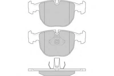 Комплект тормозных колодок, дисковый тормоз E.T.F. купить