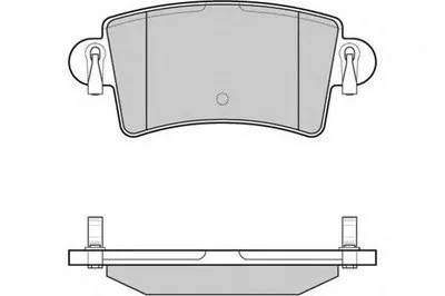 Комплект тормозных колодок, дисковый тормоз E.T.F. купить