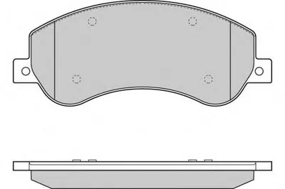 Комплект тормозных колодок, дисковый тормоз E.T.F. купить
