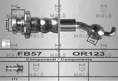 Тормозной шланг MALÒ купить