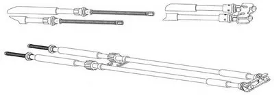 Трос, стояночная тормозная система CEF купить
