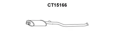 Средний глушитель выхлопных газов VENEPORTE купить