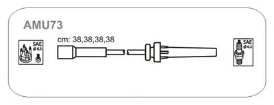 Комплект проводов зажигания JANMOR купить