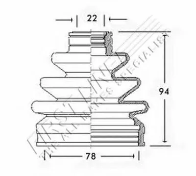 Пыльник, приводной вал FIRST LINE купить