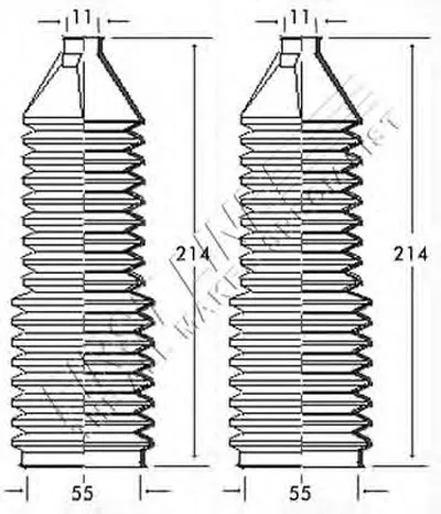 Пыльник, рулевое управление FIRST LINE купить