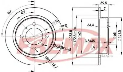Тормозной диск Premium Carbon + FREMAX купить
