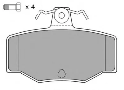 Комплект тормозных колодок, дисковый тормоз FREMAX купить