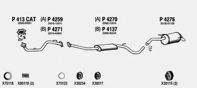 Система выпуска ОГ FENNO купить
