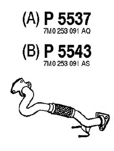 Труба выхлопного газа FENNO купить