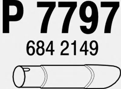 Труба выхлопного газа FENNO купить