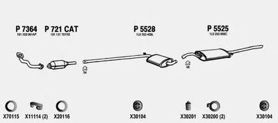 Система выпуска ОГ FENNO купить