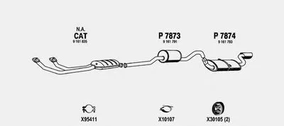 Система выпуска ОГ FENNO купить