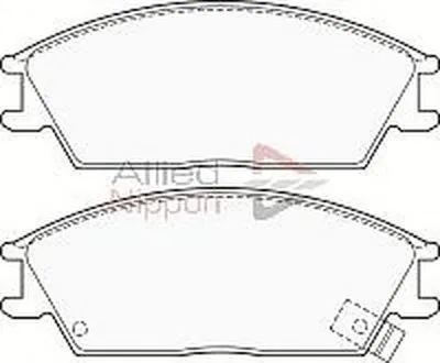 Комплект тормозных колодок, дисковый тормоз ANL Braking COMLINE купить