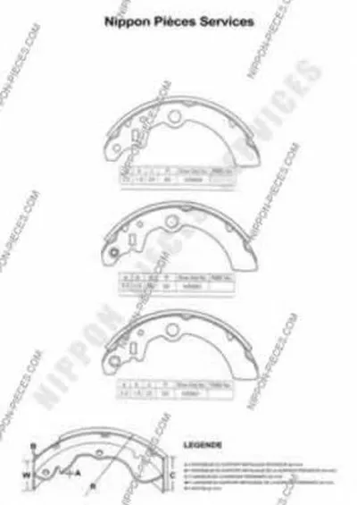 Комплект тормозных колодок NPS купить