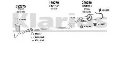 Система выпуска ОГ KLARIUS купить