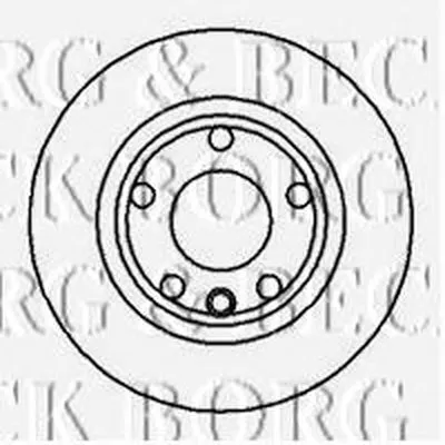 Тормозной диск BORG & BECK купить