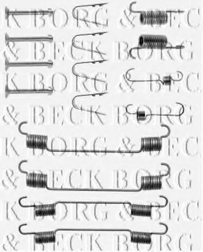 Комплектующие, колодки дискового тормоза BORG & BECK купить