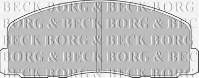 Комплект тормозных колодок, дисковый тормоз BORG & BECK купить