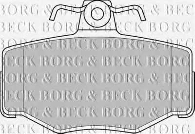 Комплект тормозных колодок, дисковый тормоз BORG & BECK купить