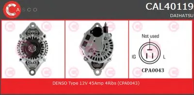 Генератор BRAND NEW SERIES CASCO купить