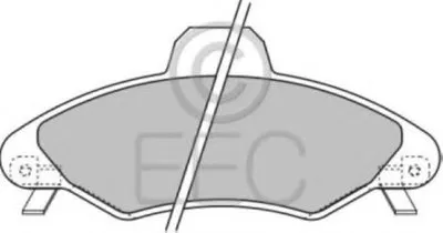 Комплект тормозных колодок, дисковый тормоз EEC купить