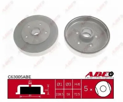 Тормозной барабан ABE купить