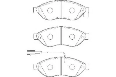 Комплект тормозных колодок, дисковый тормоз WAGNER купить